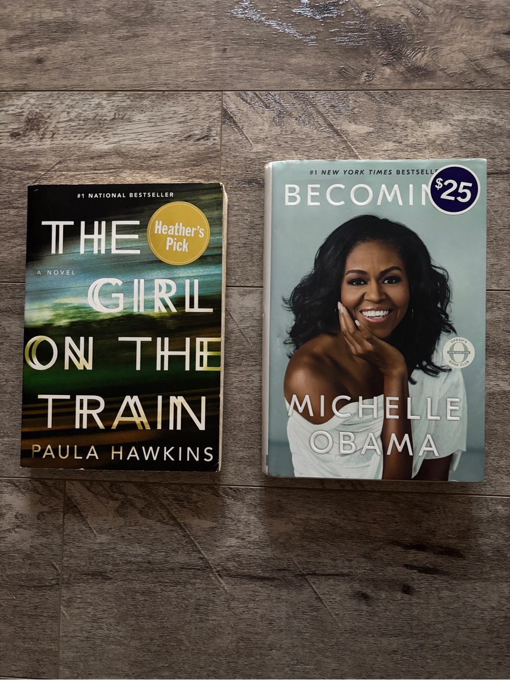2 Contemporary Feminine Book Set ~ Michelle Obama "Becoming" Hardcover